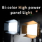 Luz regulável COOLCAM P120 LED para estúdio fotográfico 120 W bicolor