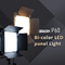 Luzes LED bicolores para estúdio fotográfico com moldura de alumínio 60 W COOLCAM P60